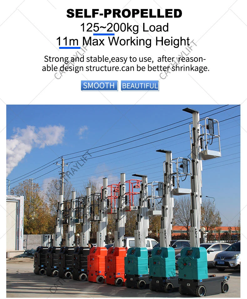 Cathaylift self propelled vertical mast lift-Shandong Cathay Machinery Co ltd 2